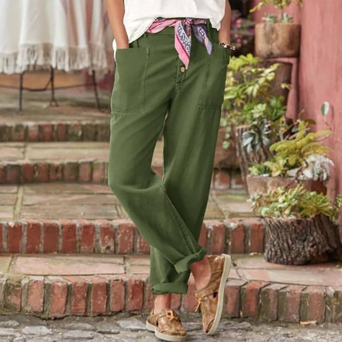 KIM | ELEGANTE LINNEN PANTALON