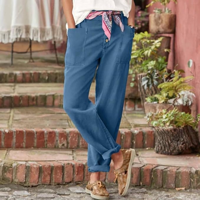 KIM | ELEGANTE LINNEN PANTALON
