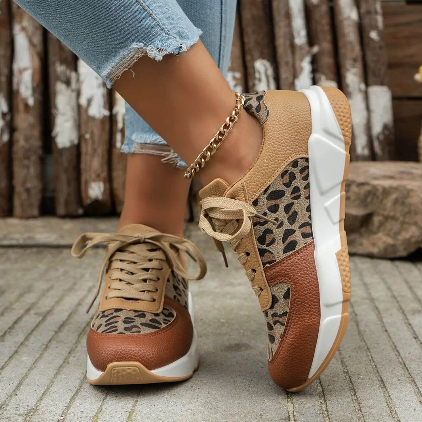 MARIEKE | ORTHOPEDISCHE LUIPAARD SNEAKER