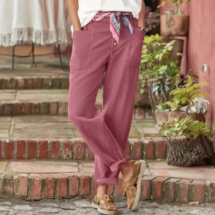 KIM | ELEGANTE LINNEN PANTALON