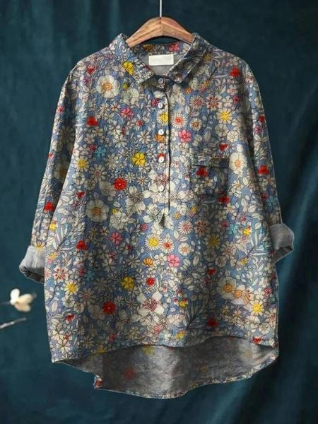 SANNE | BLOUSE MET BLOEMENPRINT