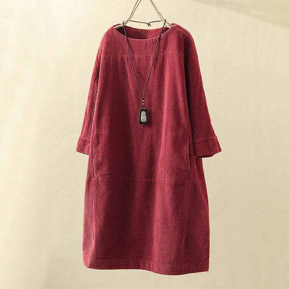 LUNA | WARME WINTERJURK VAN CORDUROY