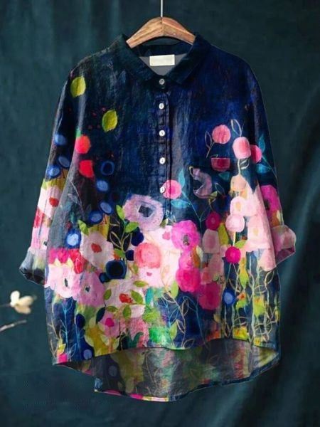 SANNE | BLOUSE MET BLOEMENPRINT