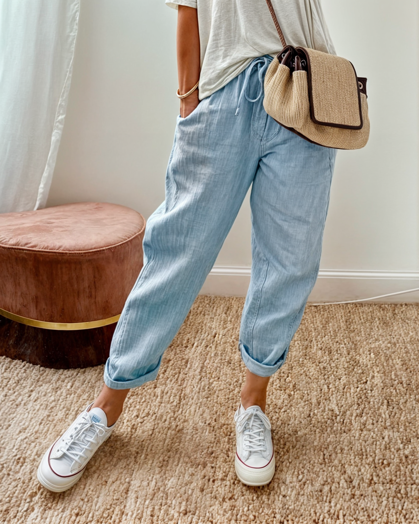 ROSA | ELEGANTE PANTALON VAN LINNENMIX
