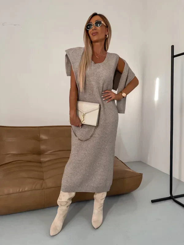 Ziva | Matchende Set van Jurk en Coltrui