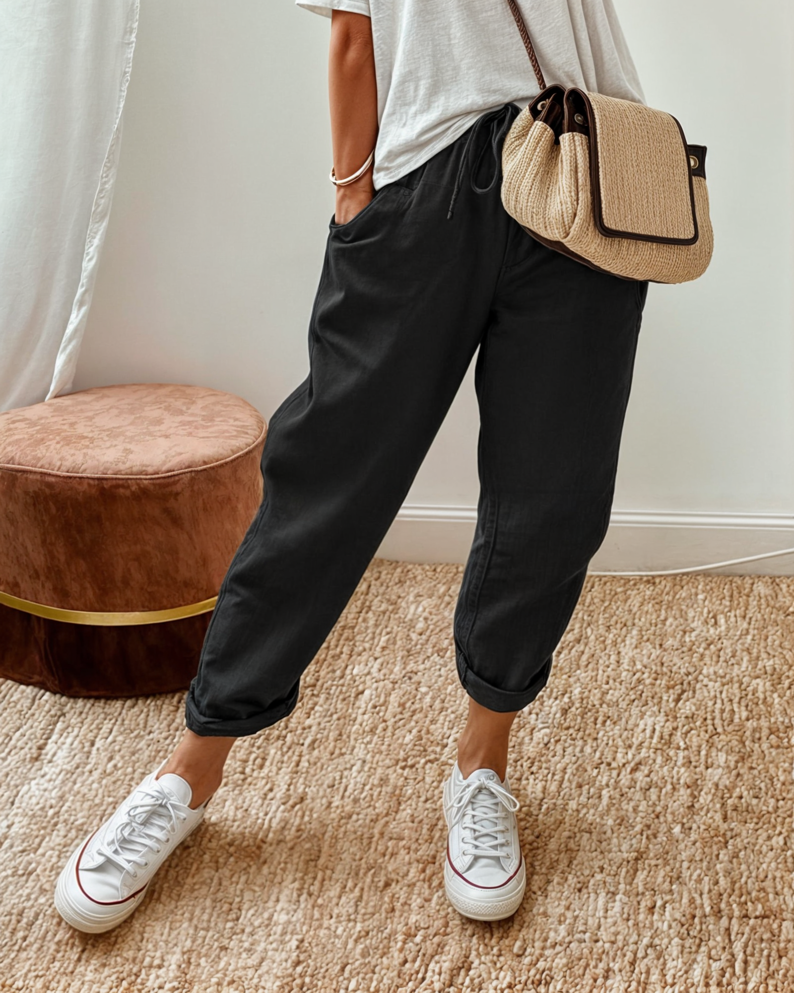 ROSA | ELEGANTE PANTALON VAN LINNENMIX