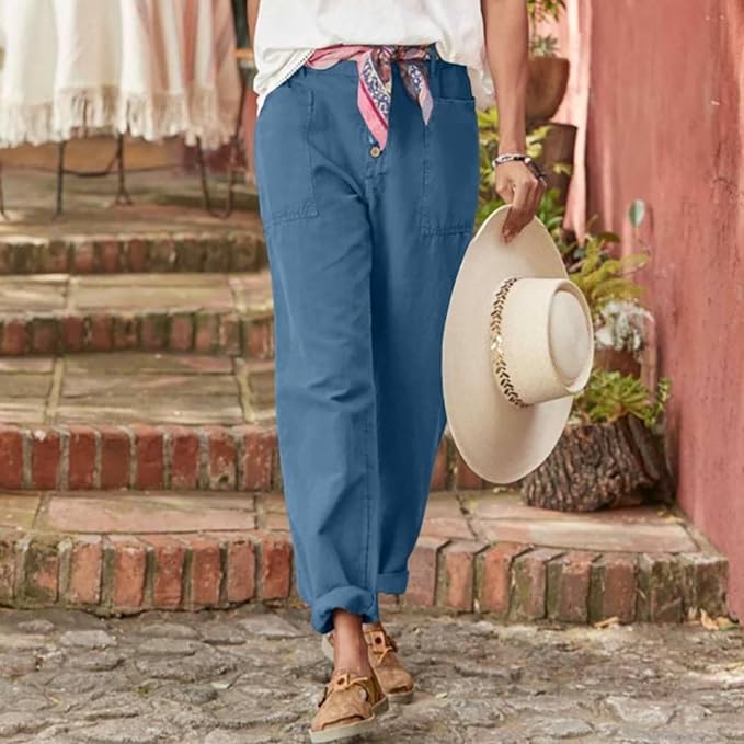 KIM | ELEGANTE LINNEN PANTALON