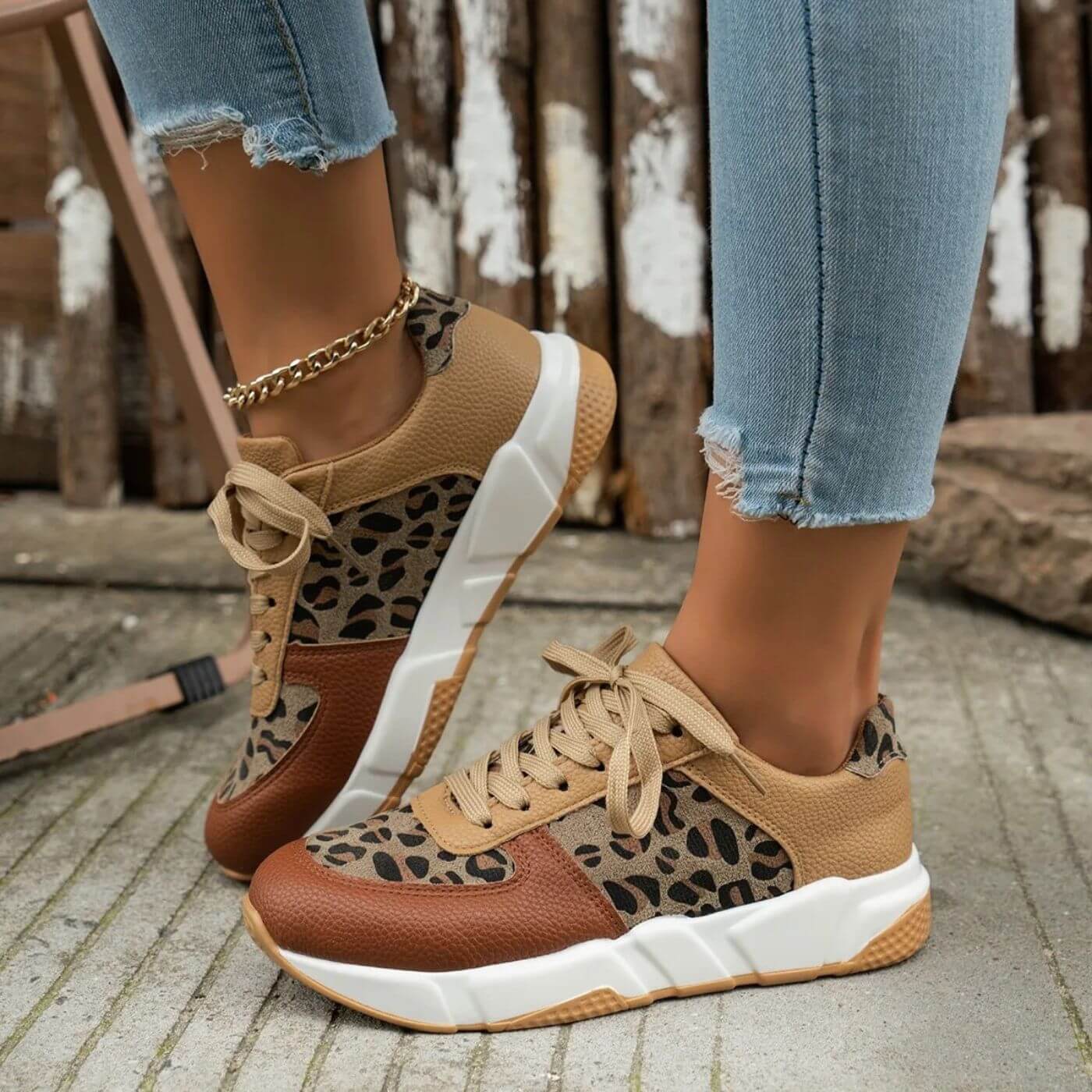 MARIEKE | ORTHOPEDISCHE LUIPAARD SNEAKER