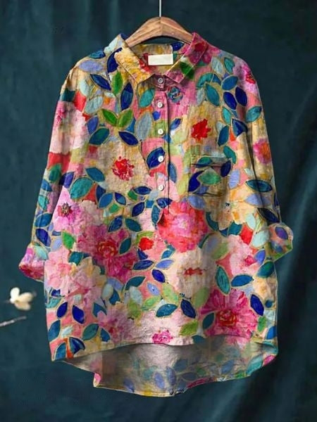 SANNE | BLOUSE MET BLOEMENPRINT
