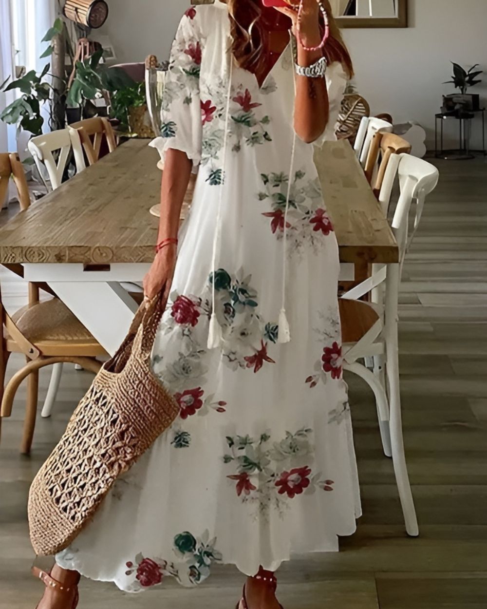 CINDY | ELEGANTE BUIKBEDDEKKENDE JURK