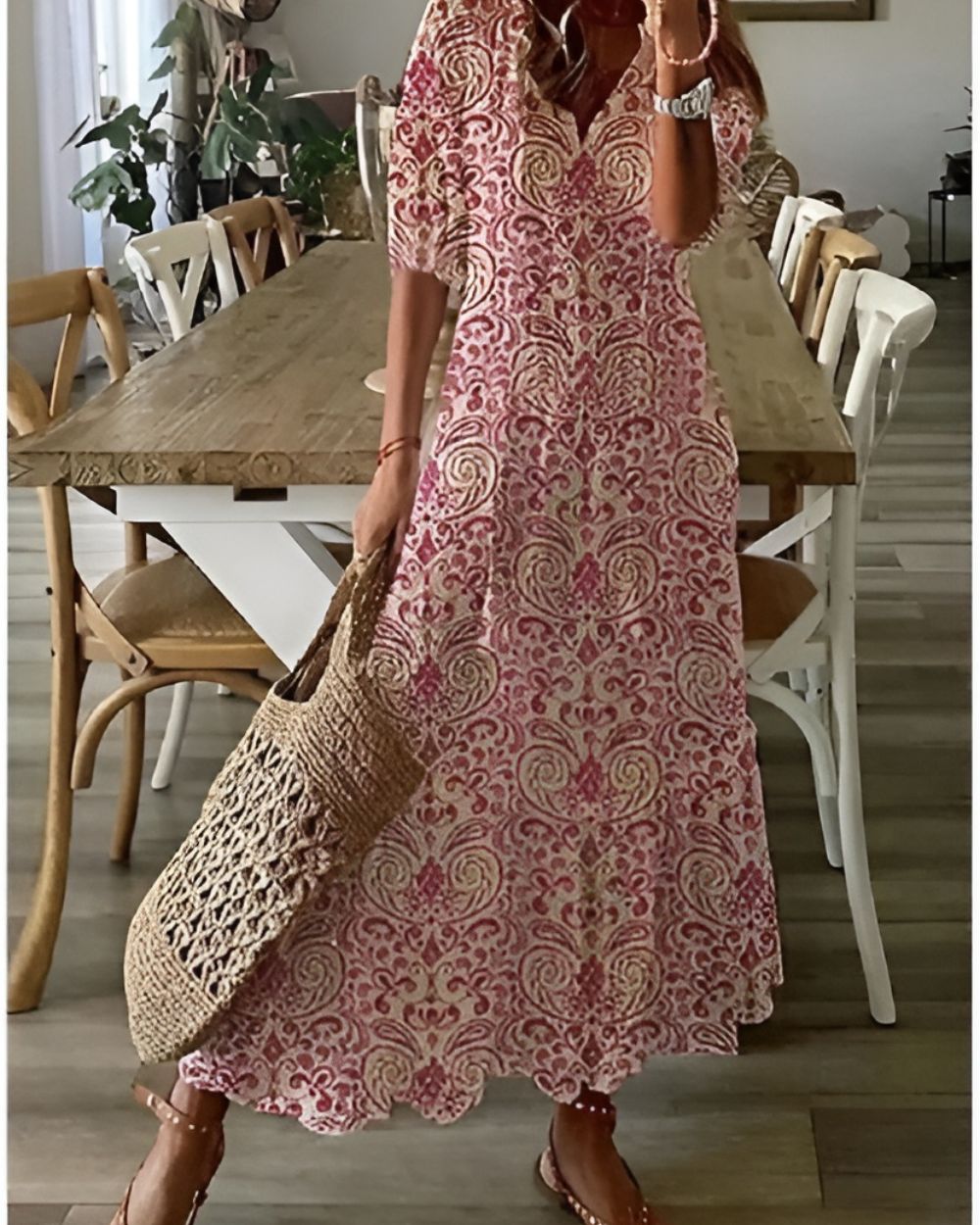 CINDY | ELEGANTE BUIKBEDDEKKENDE JURK