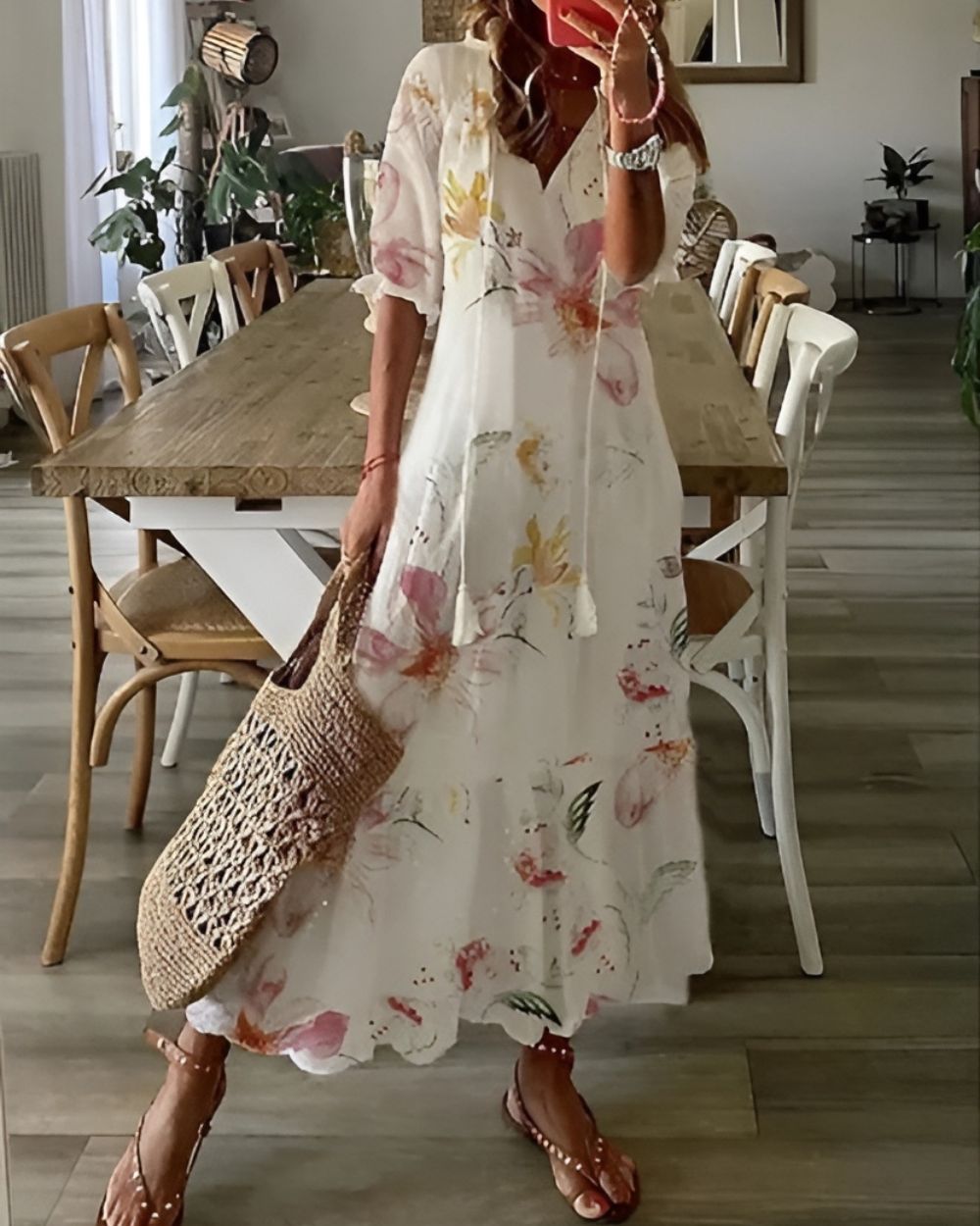 CINDY | ELEGANTE BUIKBEDDEKKENDE JURK