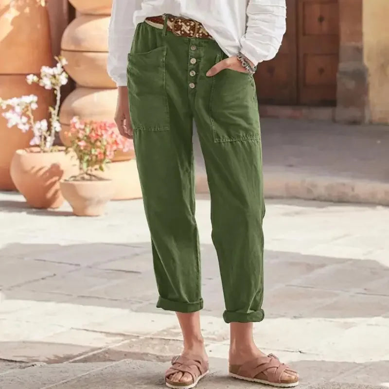 KIM | ELEGANTE LINNEN PANTALON