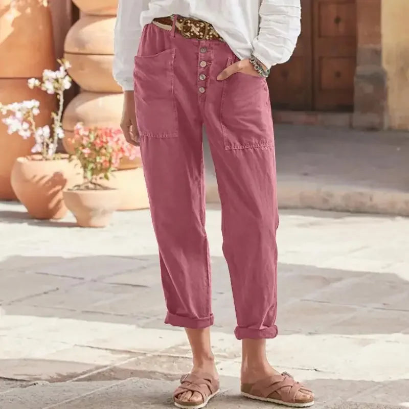 KIM | ELEGANTE LINNEN PANTALON