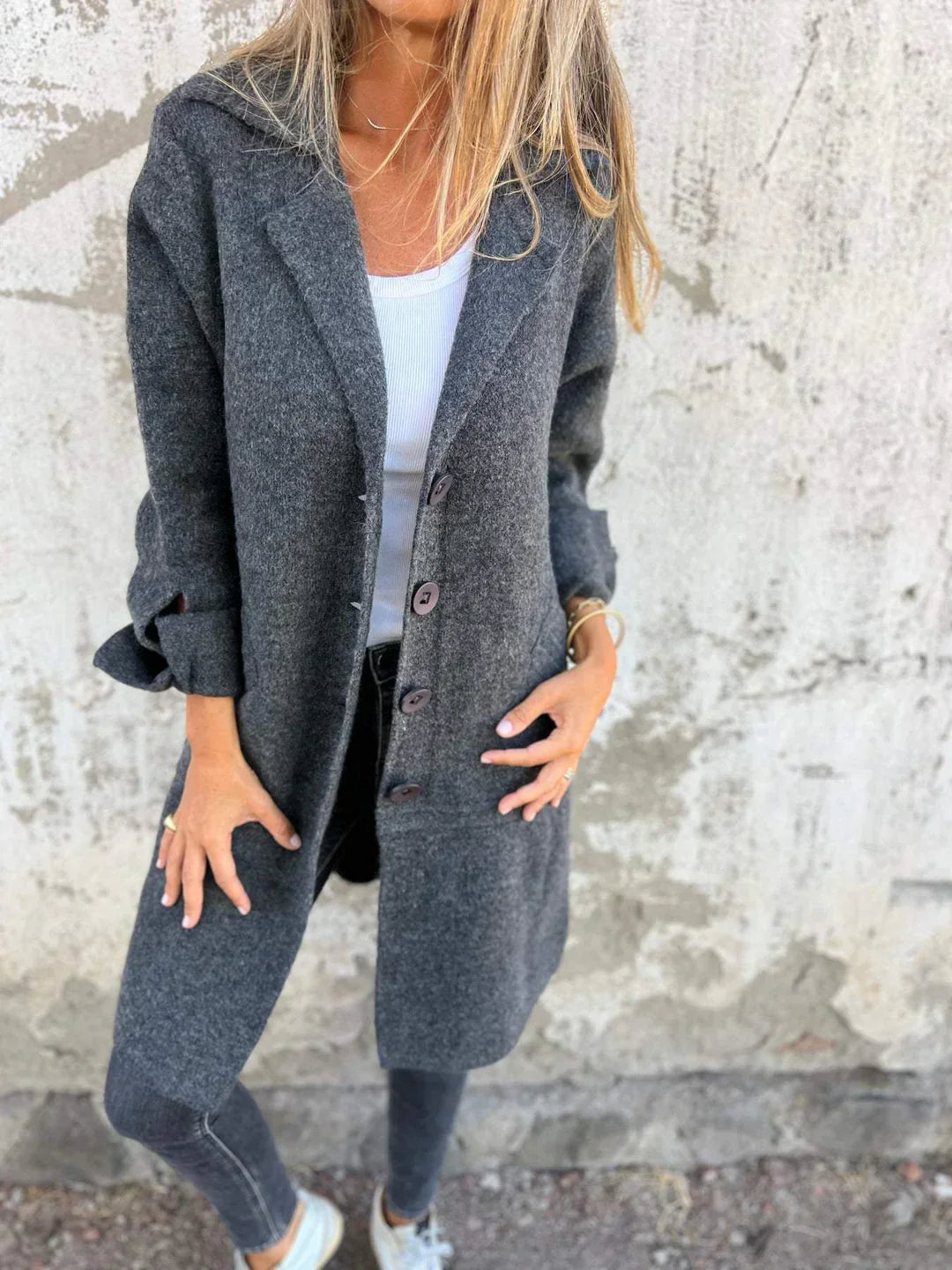 BAYLEA | ELEGANTE WOLLEN JAS